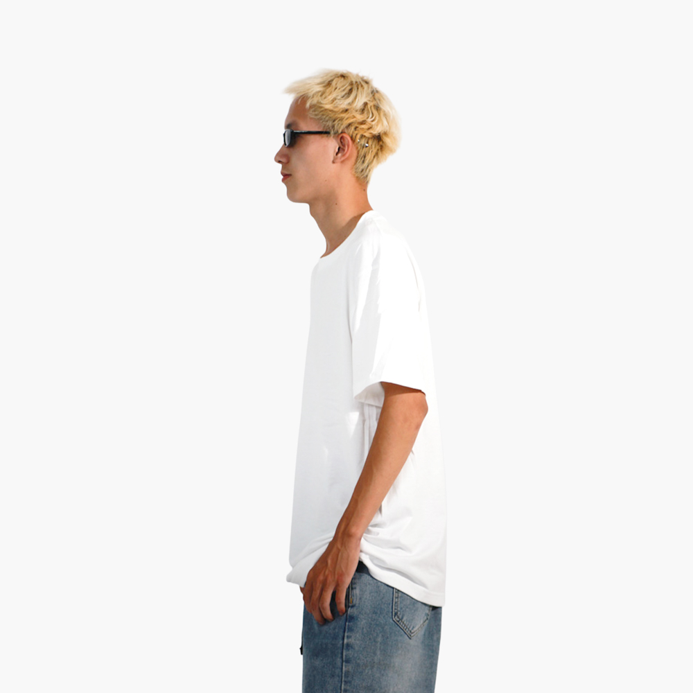 รับสกรีนเสื้อ สมุทรสงคราม รูปคนใส่เสื้อจริง รุ่น COMB30