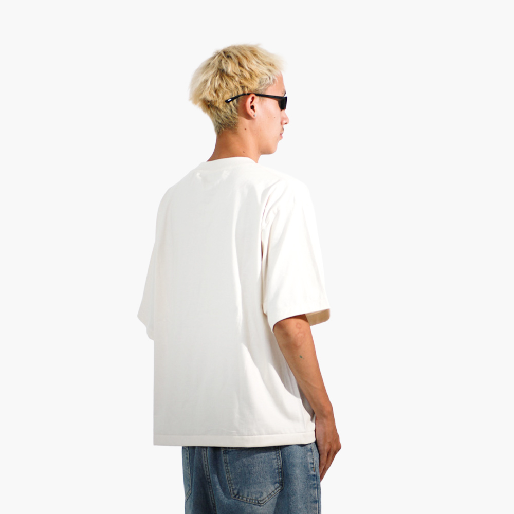 รับสกรีนเสื้อ เชียงใหม่ รูปคนใส่เสื้อจริง รุ่น SAVAGE BOXY