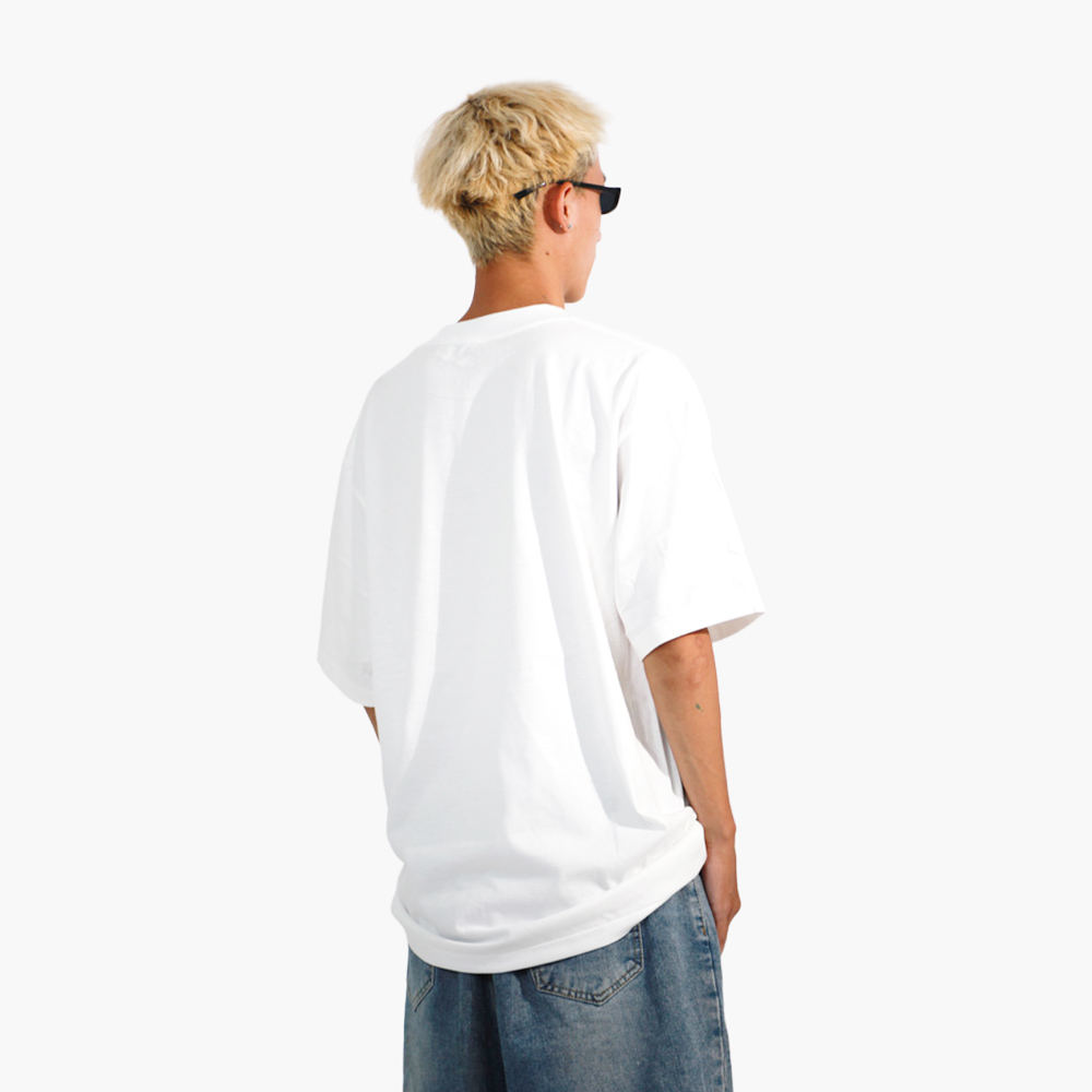 ร้านสกรีนเสื้อ สงขลา รูปคนใส่เสื้อจริง รุ่น SAVAGE OVERSIZE