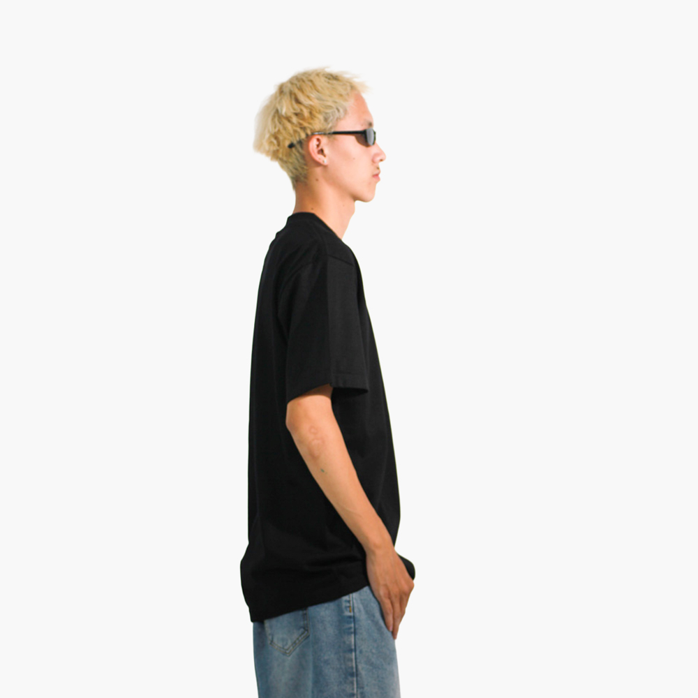รับสกรีนเสื้อ ปัตตานี รูปคนใส่เสื้อจริง รุ่น SAVAGE OVERSIZE