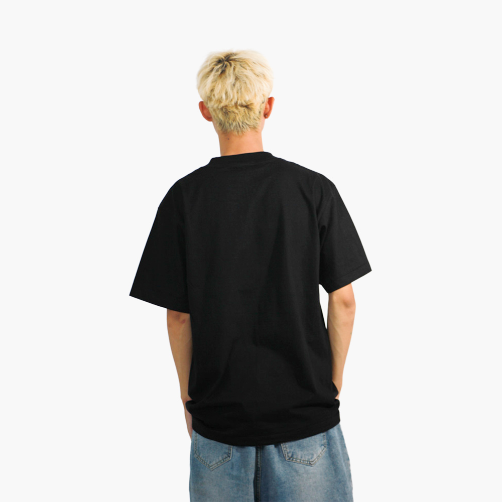 ร้านสกรีนเสื้อ ชุมพร รูปคนใส่เสื้อจริง รุ่น SAVAGE OVERSIZE